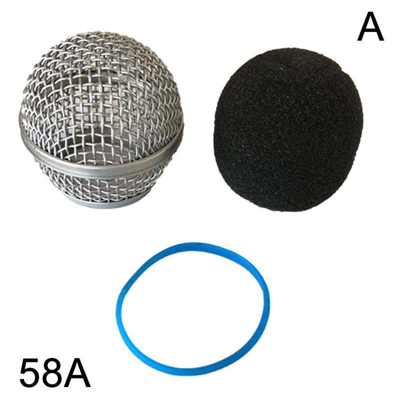 SM58 und Shure Beta H6L6 Mikrofon-Gitter-Ersatz, Mikrofon-Kopf-Gitter, Halterung für kabelgebundene und kabellose Mikrofone